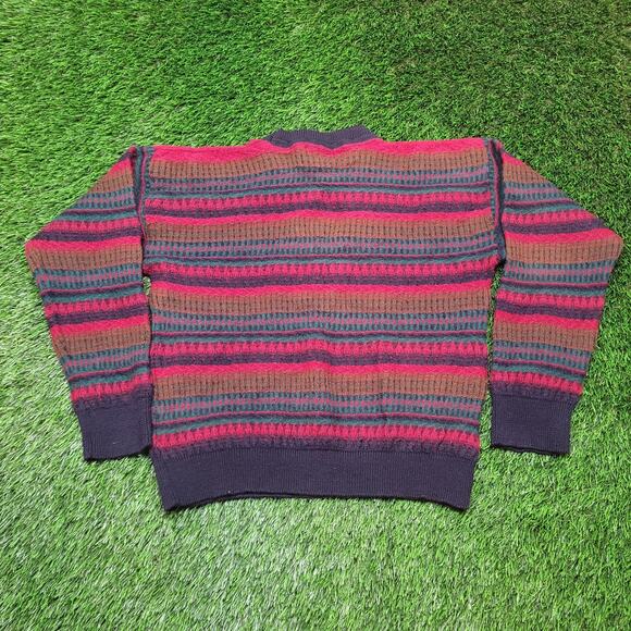 VTG 90s Pendleton Wool Sweater Mens L Cropped Boxy Fit Gorpcore USA - Picture 3 of 10